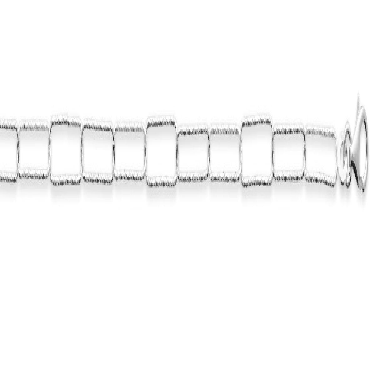 Bracelet Souple Motif Vierge Marie Héraldique Ornement Floral Sobre – Argent 925
