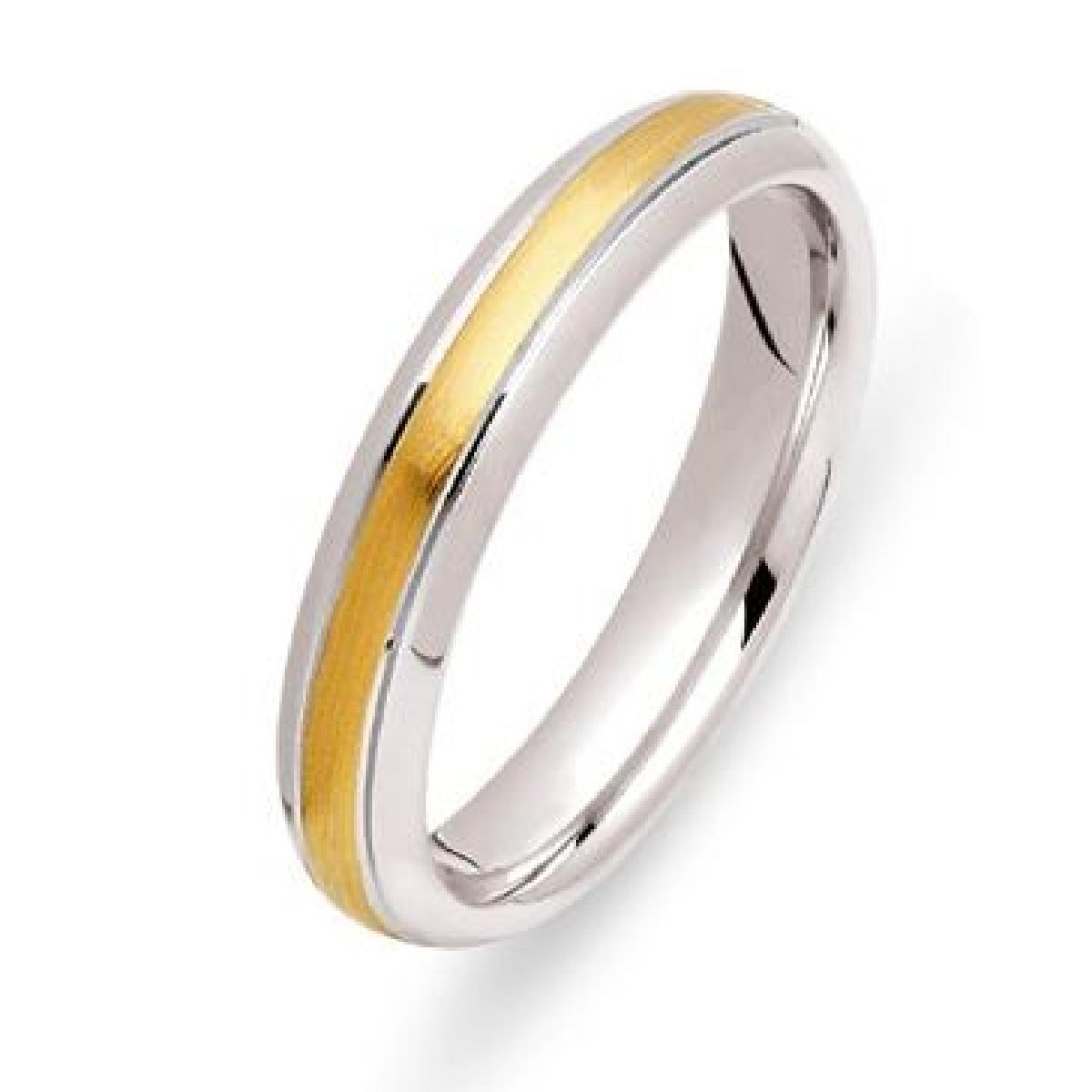 Alliances Lisses Gravées Finition Poli Largeur 6 Mm Version Classique – Or Jaune 18 Carats