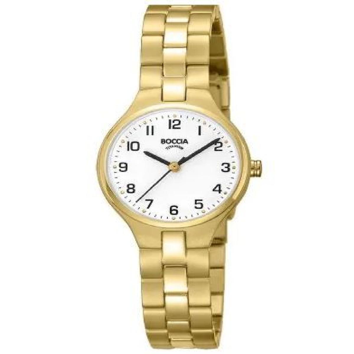 Bracelet Boccia 3330-03 Version Classique Gravable Collection – Acier Inoxydable 316L