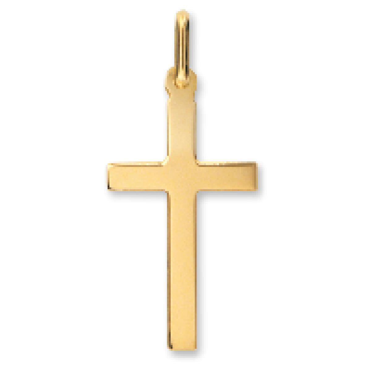 Médailles Religieuses Et Croix AU375 – Or Jaune 9 Carats Gravable Pour Pendentif Et Collier