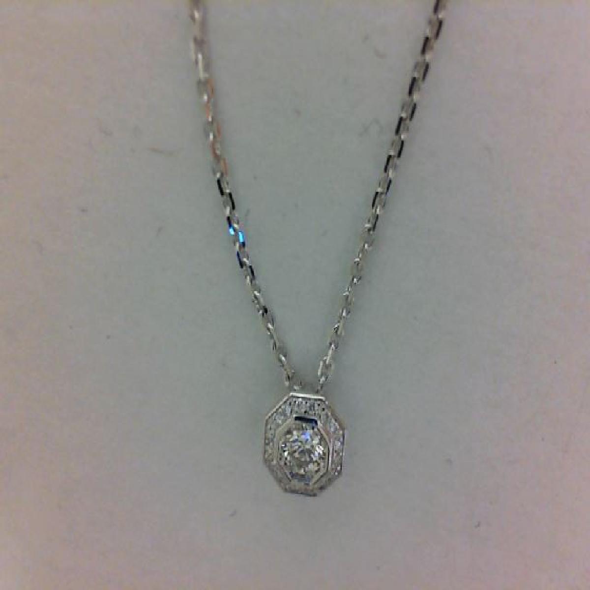 Collier Simple P. Blanches À Fermoir Mousqueton, Chaîne Fine Et Longueur Ajustable – Or 18 Carats