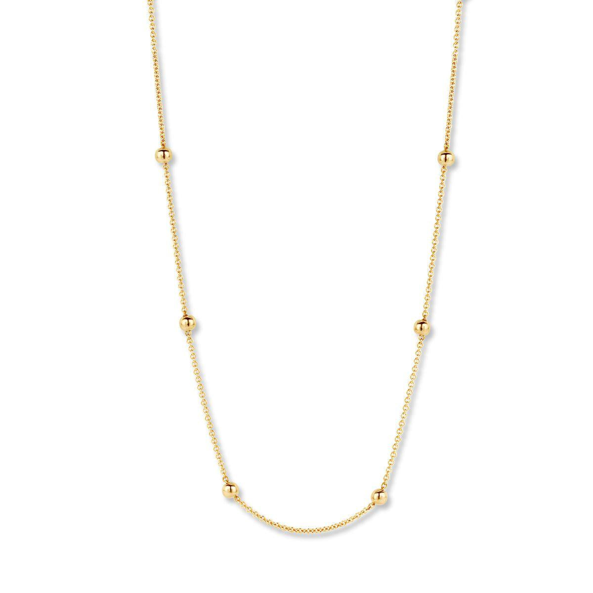 Collier Souple Tout Modèle Longueur 60 Cm Maille Spirale Fine – Or Jaune 18 Carats
