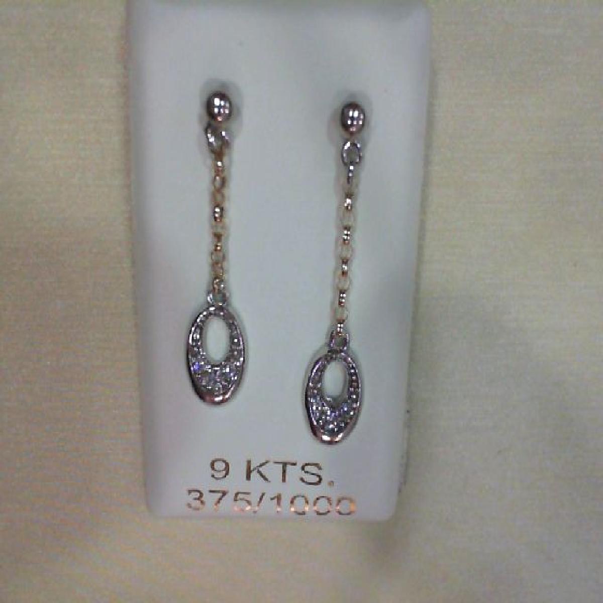 Boucles D'Oreilles Pendantes AG925 – Zirconium