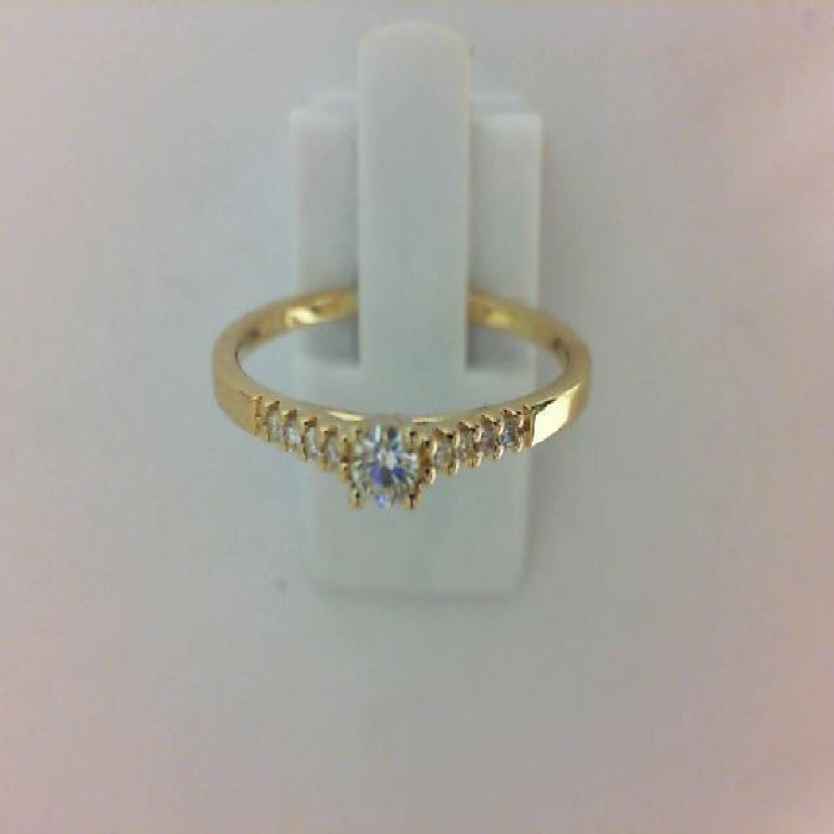 Bague Solitaire avec Diamant en Or 18 Carats de la Marque ALOÏZE modèles exclusifs pour collection particulière
