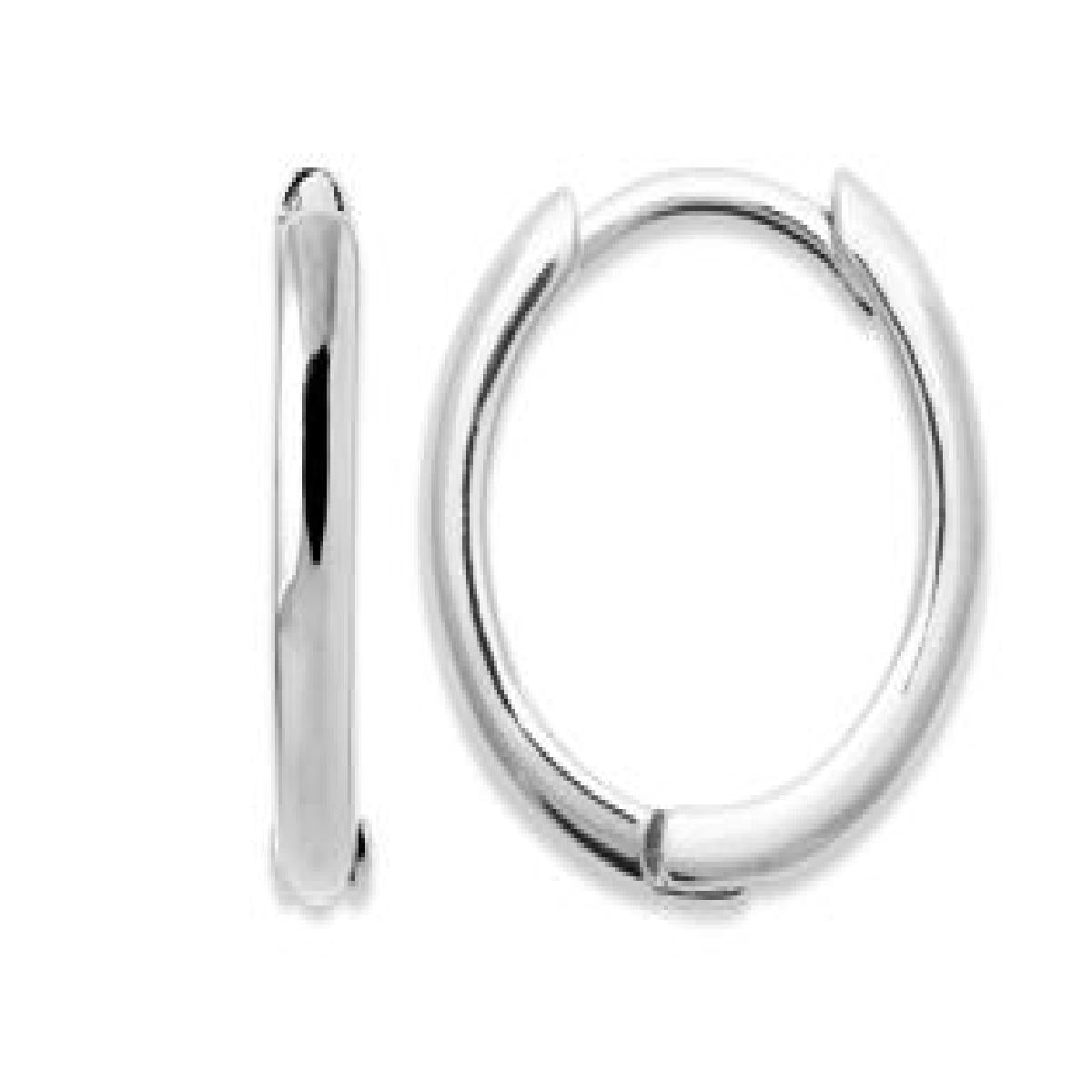Créole Dormeuse Pendante Pampille Gravée Motif Rond Fin Satinée Poli – Argent 925