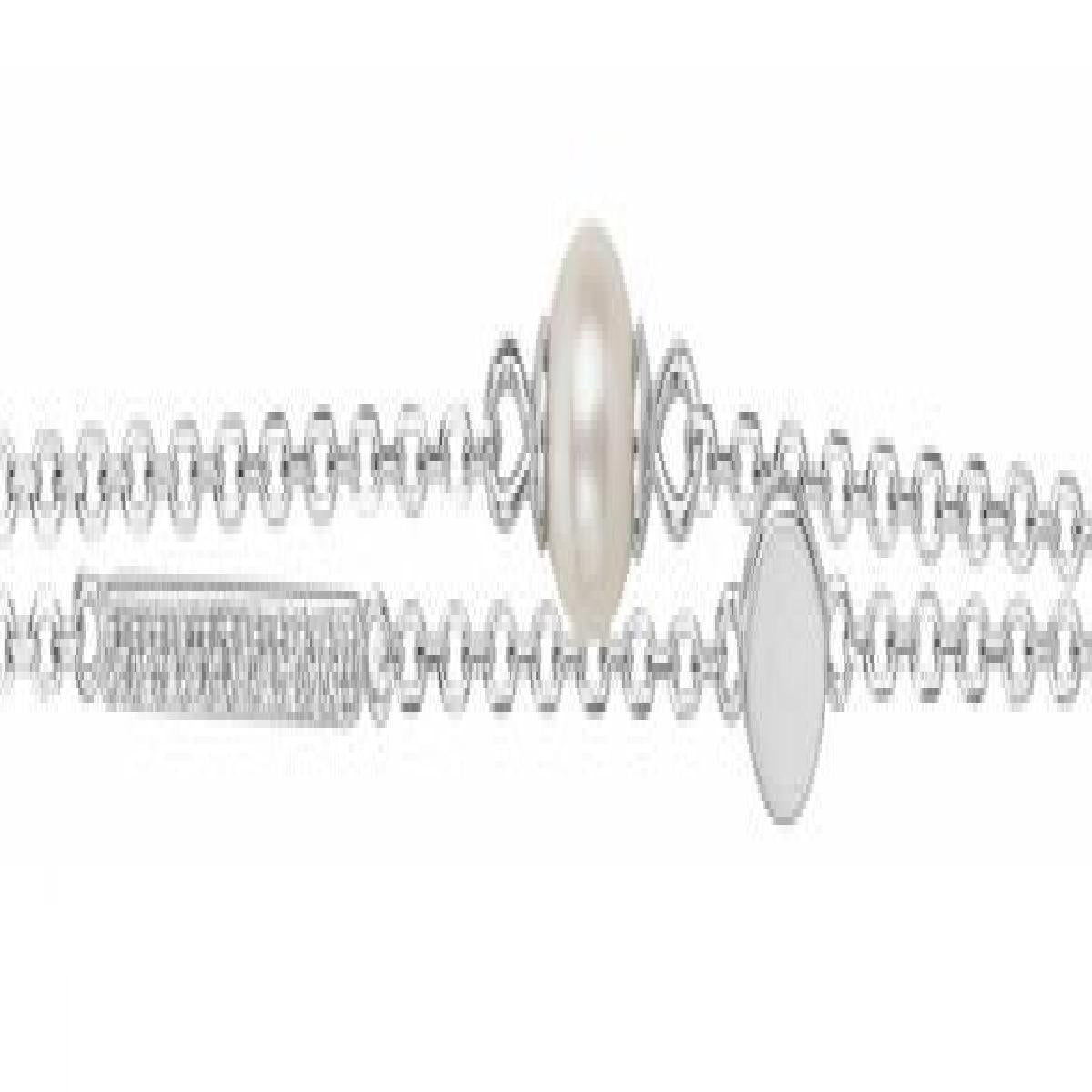 Bracelet Simple P. Blanches Argent 925