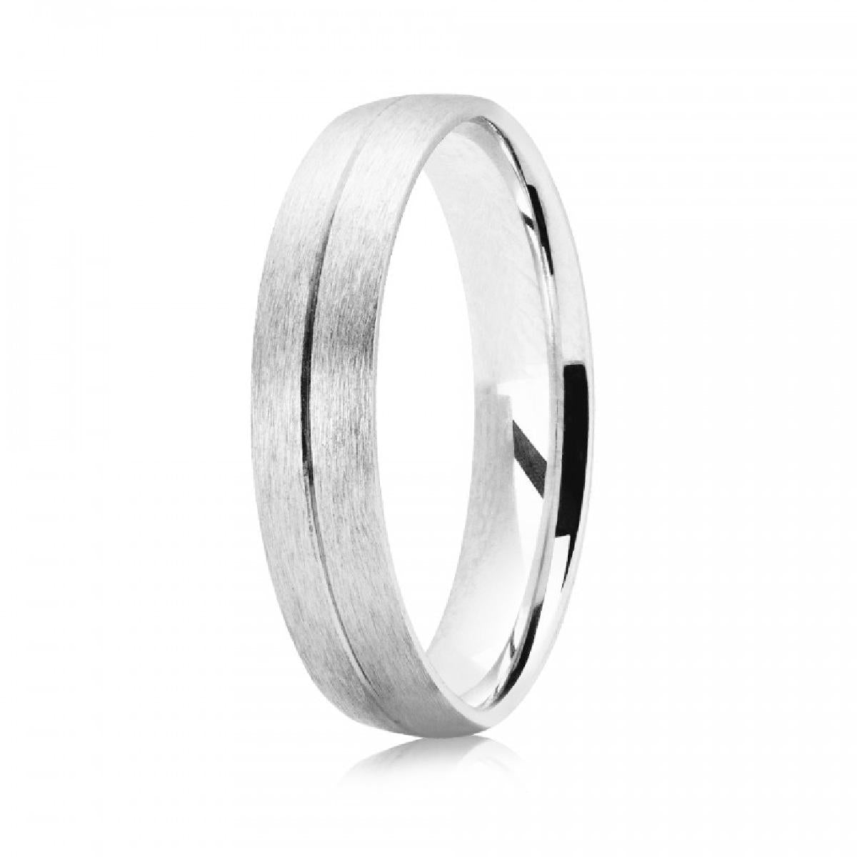 Alliances à Motifs AU750 – Or 18 Carats