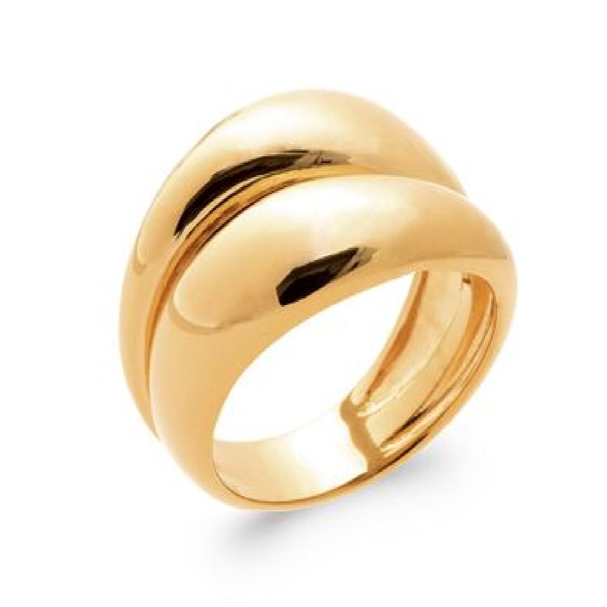 Bague Chevalière ALOÏZE Signature Élément Gravée Courbe Fine – Or Jaune 18 Carats