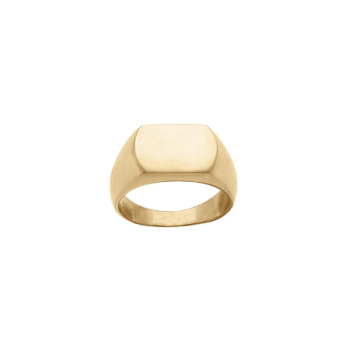 Chevalières Collection Heritage ALOÏZE Modèle Classique Signature Élégance – Acier Inoxydable