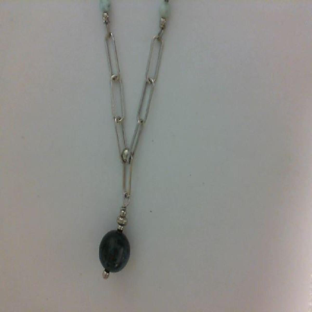 Collier Simple Longue Référence Coloris Design Ornemental Variation – Argent 925