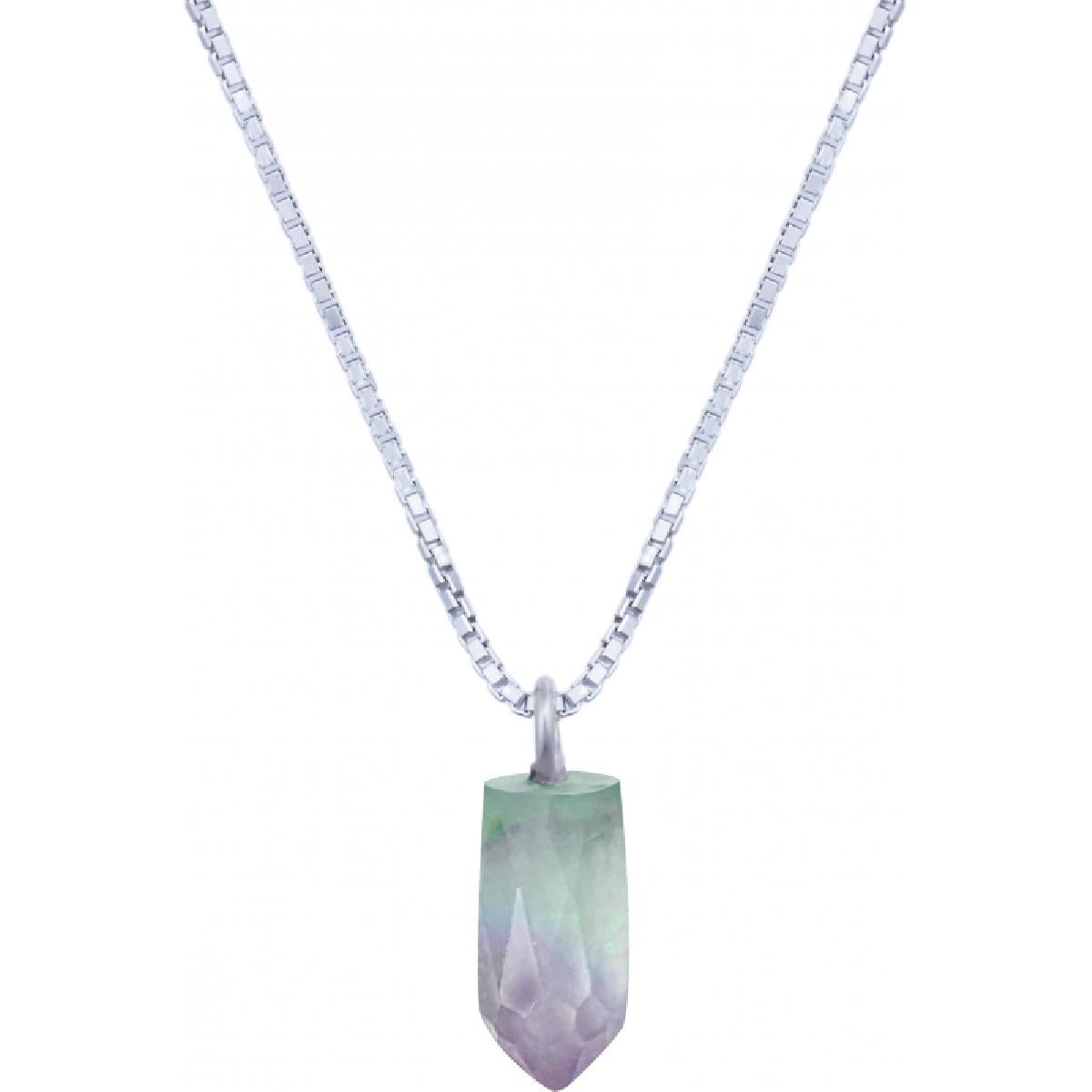 Collier Simple Couleur Pastel Modèle Aloïze Version Chaîne Fine Réglable – Argent 925