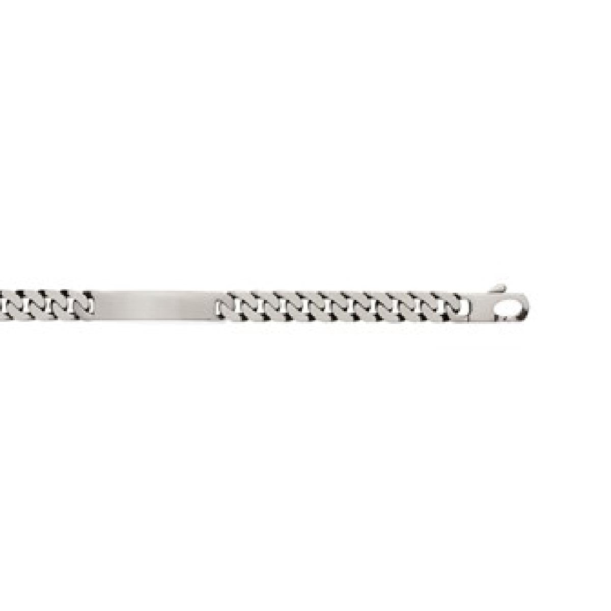 Bracelet Chaîne Fine Gravable Pour Femme Longueur Ajustable Version AG925 – Argent 925