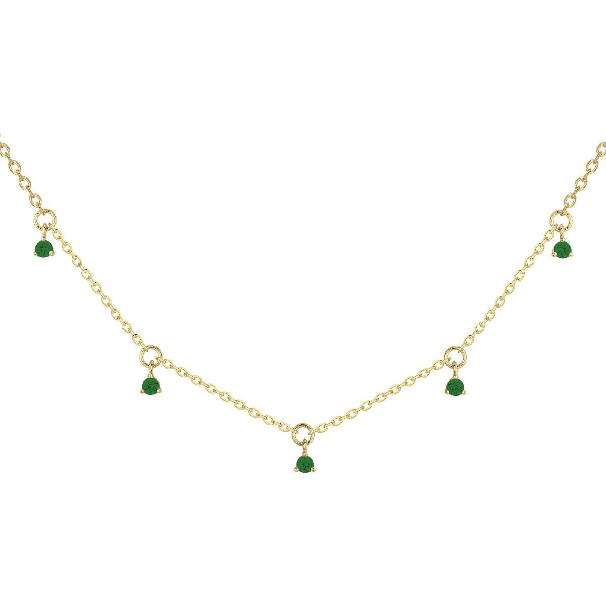 Collier Simple +P. Couleur – Zirconium ALOÏZE Collection Joaillerie Fine Édition