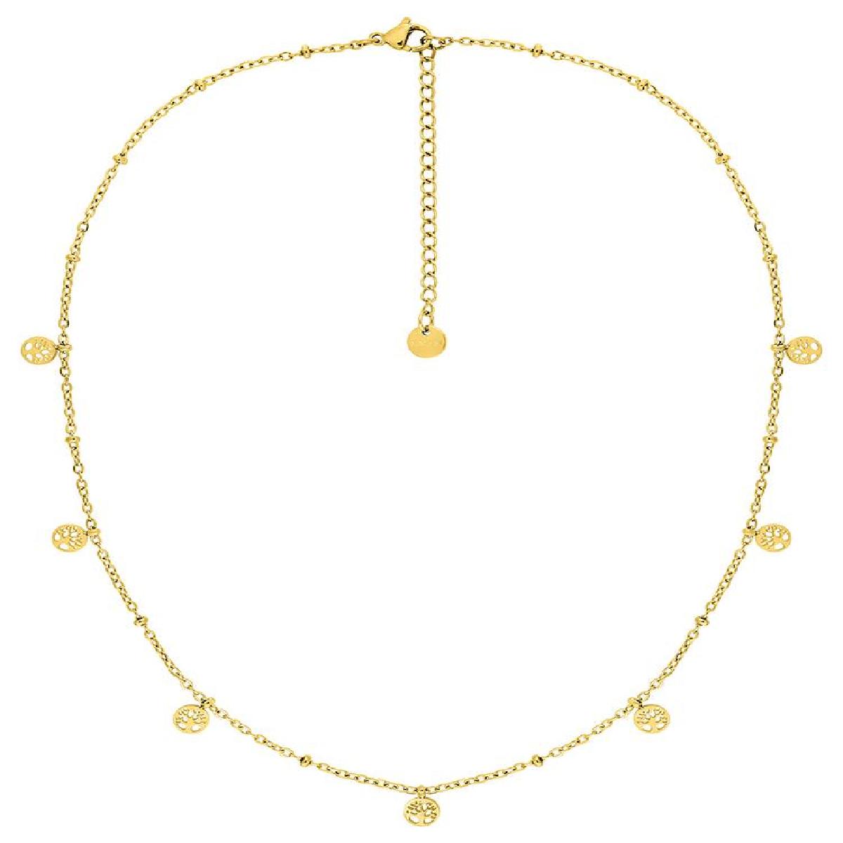 Collier Souple en Maille Forçat Longue et Fine à Maillons Réguliers – Acier de Qualité