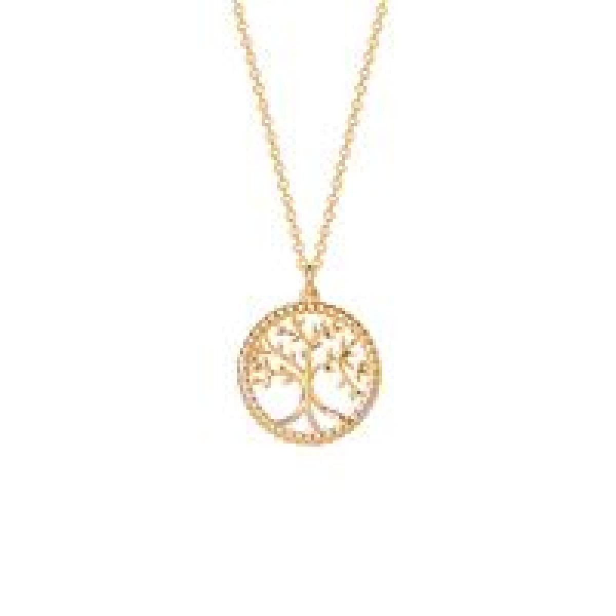 Collier simple ALOÏZE Collection Intemporelle Longueur Ajustable Classique – Or 18 Carats