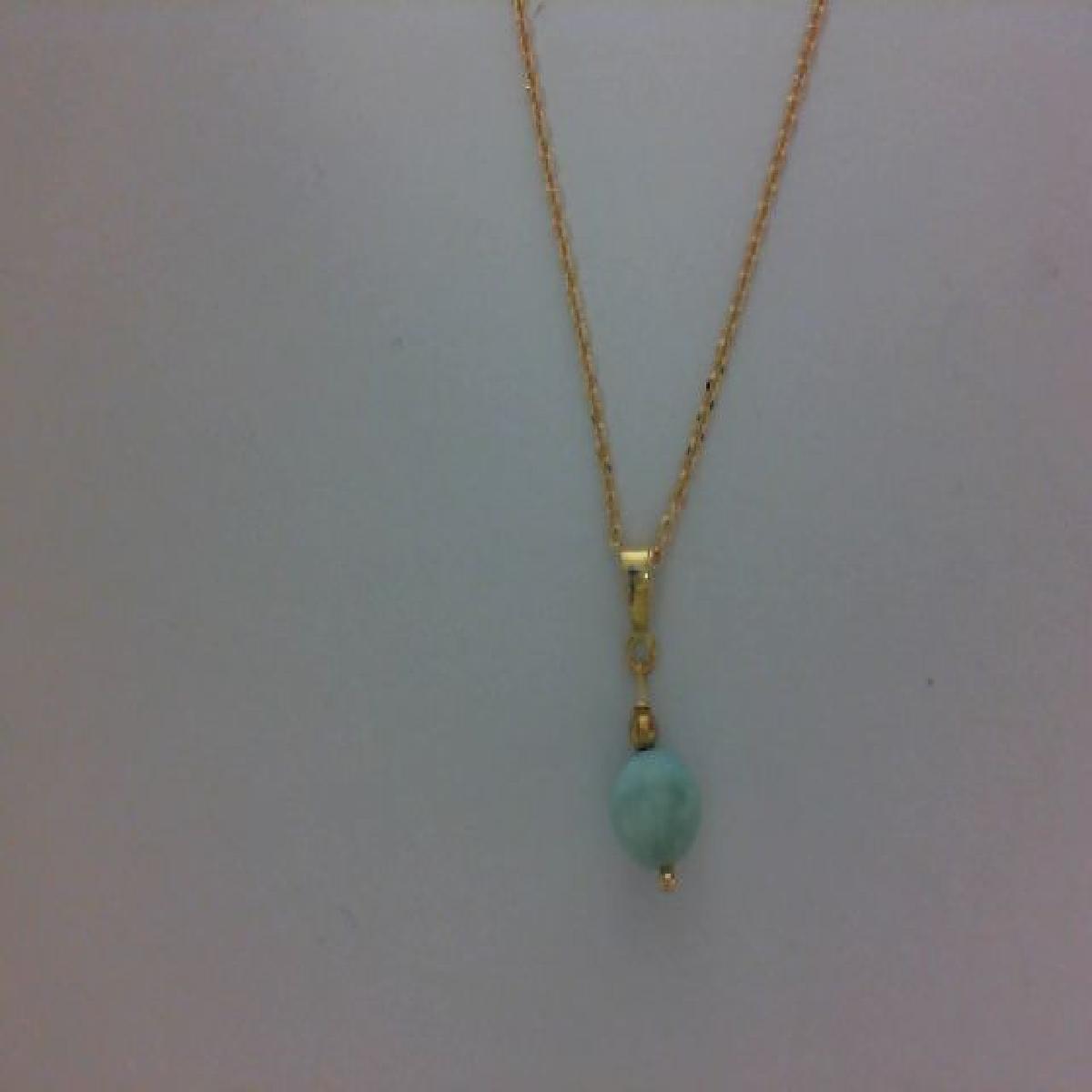 Collier Simple P Couleur Version Collection Edition Or Jaune 18 Carats Référence