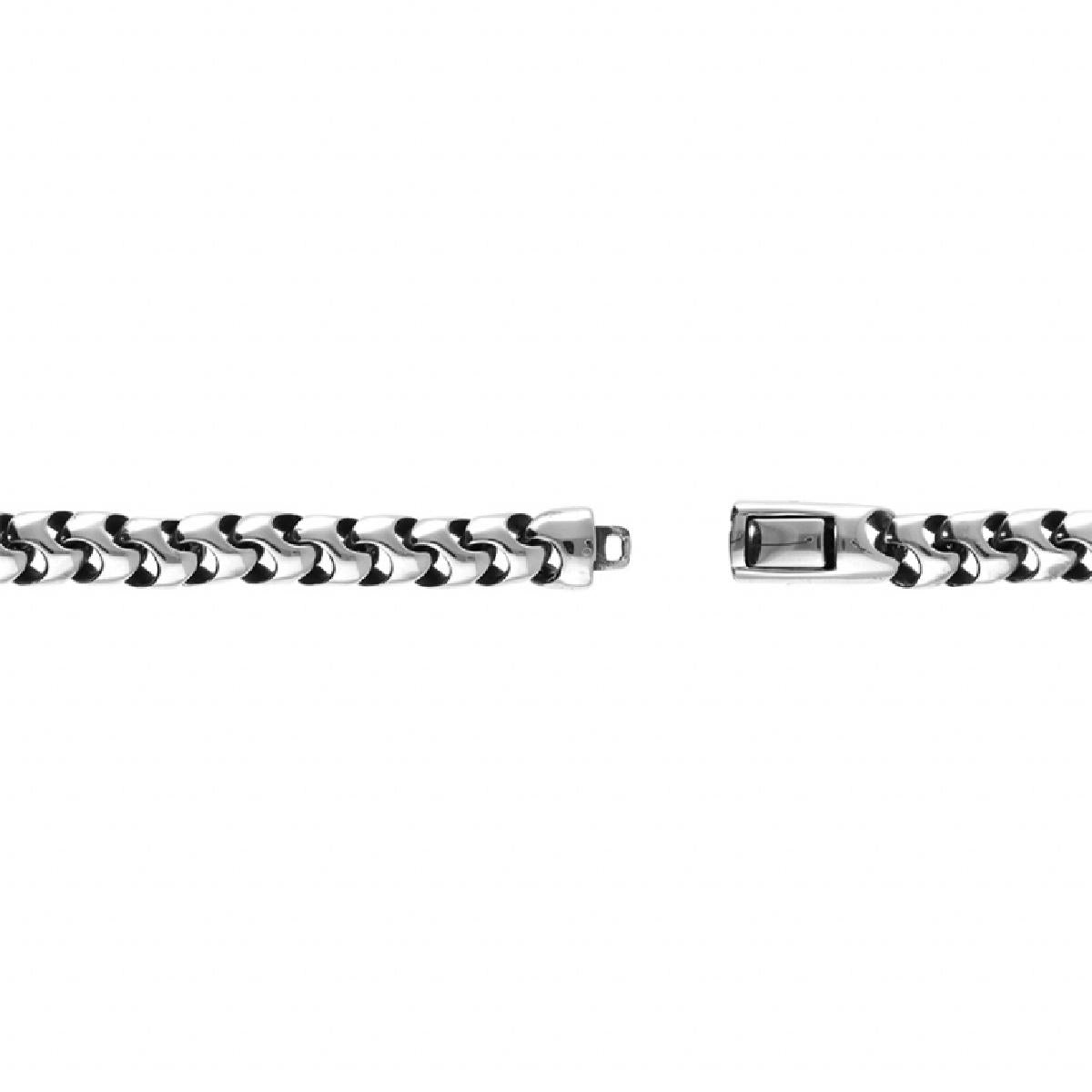 Bracelets Simples Signature Presto Maillons Finement Tournés et Poli – Acier Inoxydable