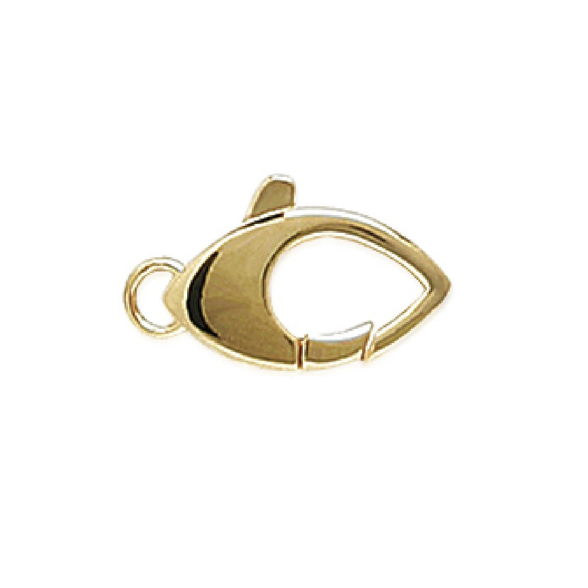 Apprêts Boucles d'oreilles Articulées – Or Jaune 18 Carats, Finition Satinée Polie