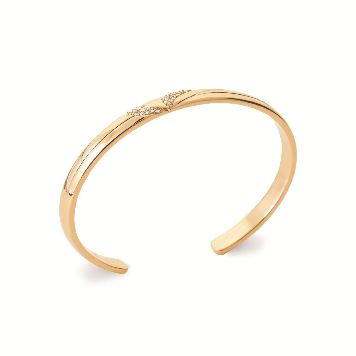 Bracelet Rigide P. Blanche – Zirconium