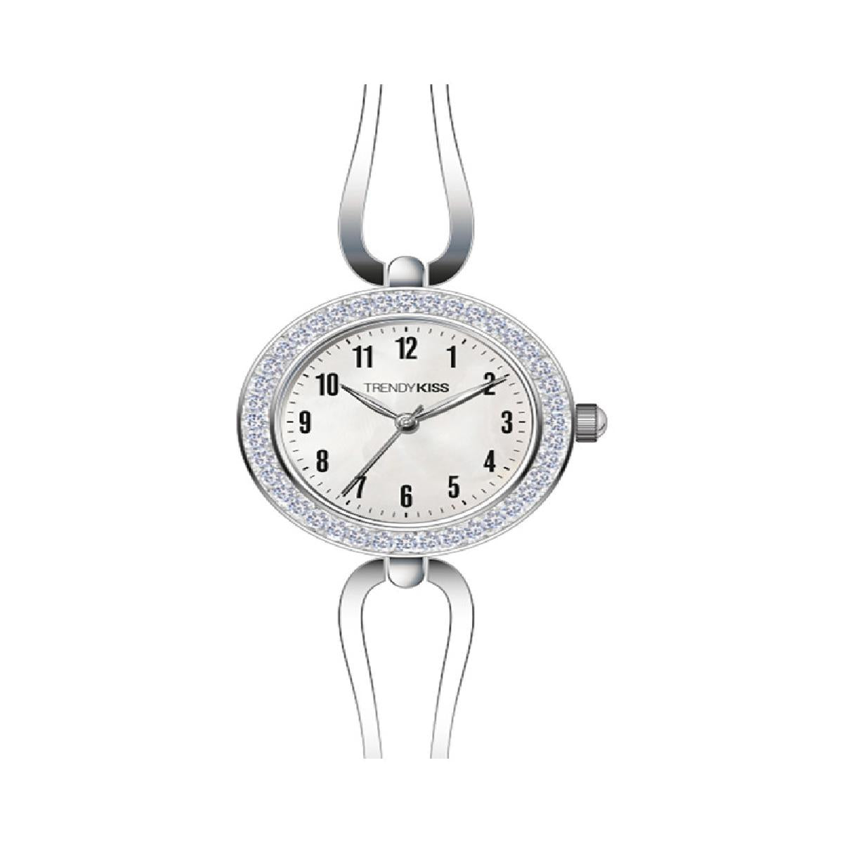 Tour de bras Modèle Trame Moderne Gravures Finies et Lignes Subtiles – Or Blanc 18 Carats