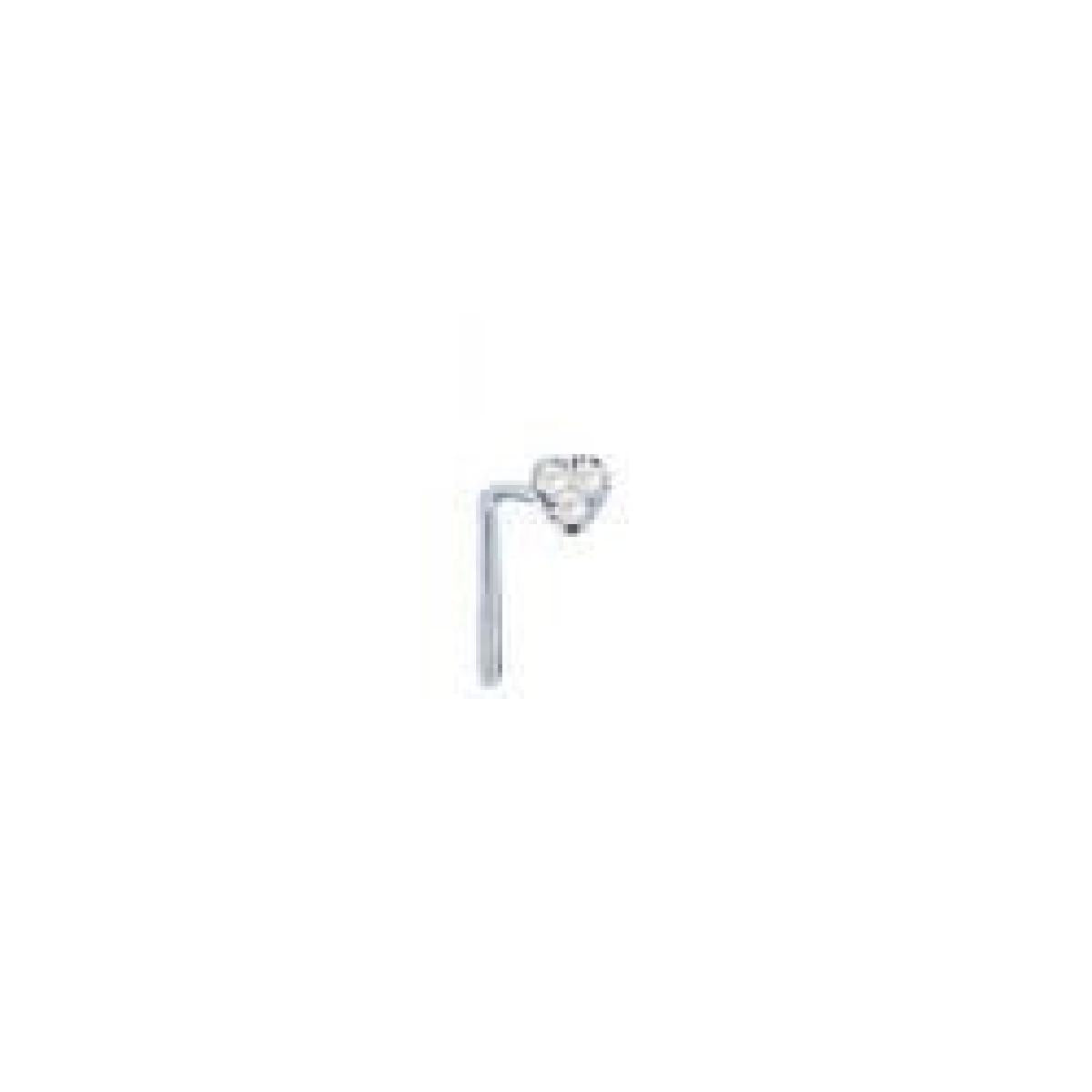 Piercing AU750 – Or Jaune 18 Carats et Diamant Taille Brillant Serti À Griffes Invisibles