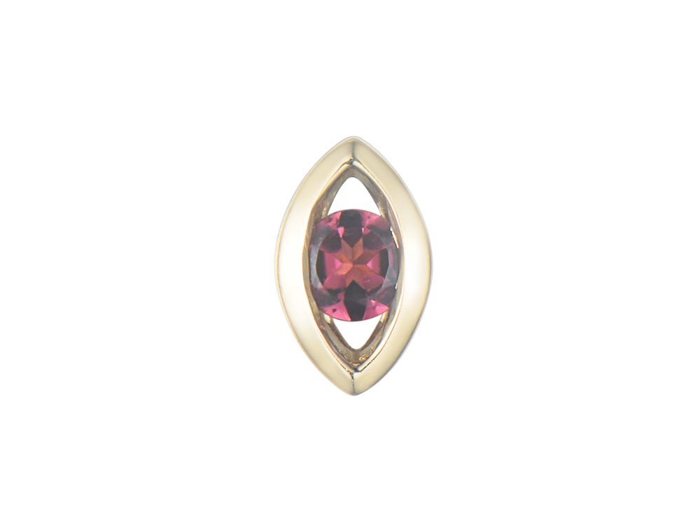 Bracelet cordon Tourmaline rose & or jaune 375/1000 – Passion Diamant Platine
