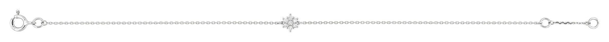 Bracelet simple P. Blanches Diamant Sertissage Traditionnel Classique – Or Jaune 18 Carats