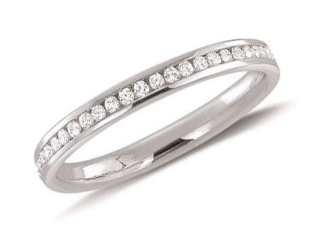 Alliances 1/2 Tour Pierres Diamant Taille Brillante Sertie Pavé – Or 18 Carats Naturels