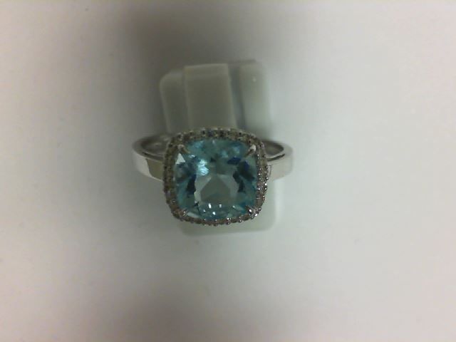 BAGUE OR BLANC 750/1000° TB DTS 0.14cts