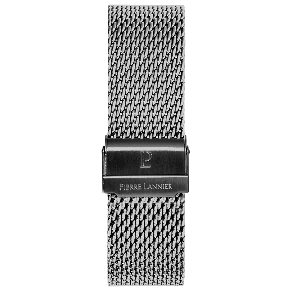 Bracelet Homme Acier milanais Noir 22 MM