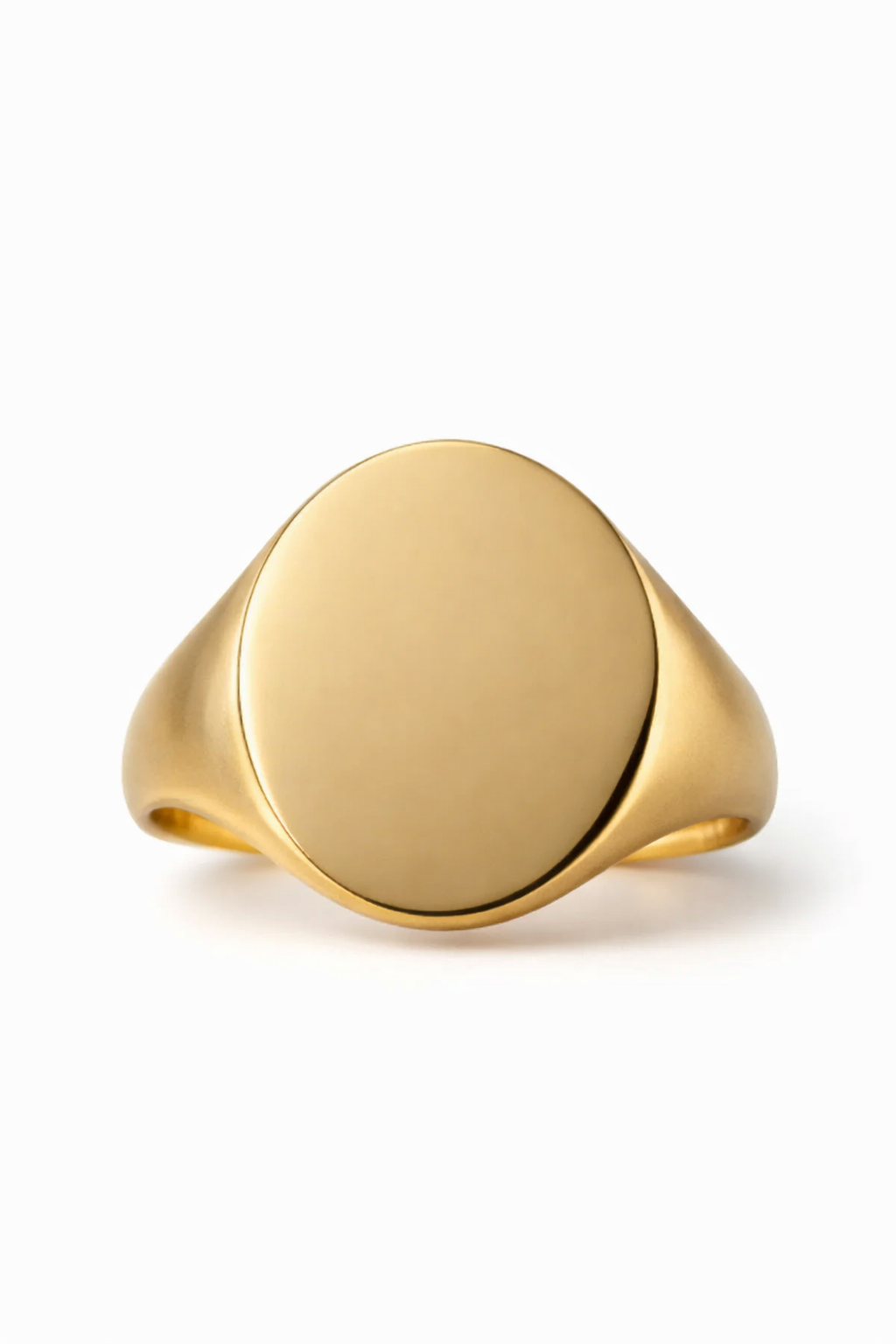 Chevalière ovale – plateau héraldique