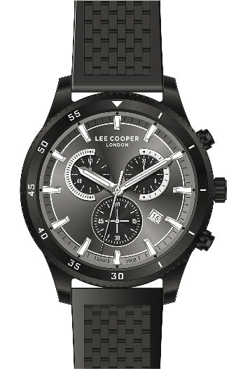 Montre Lee Cooper London homme – Chronographe noir