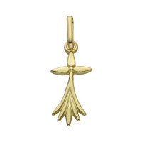 Pendentif Hermine Bretonne Or Jaune 375/1000 Avec Finition Satinée