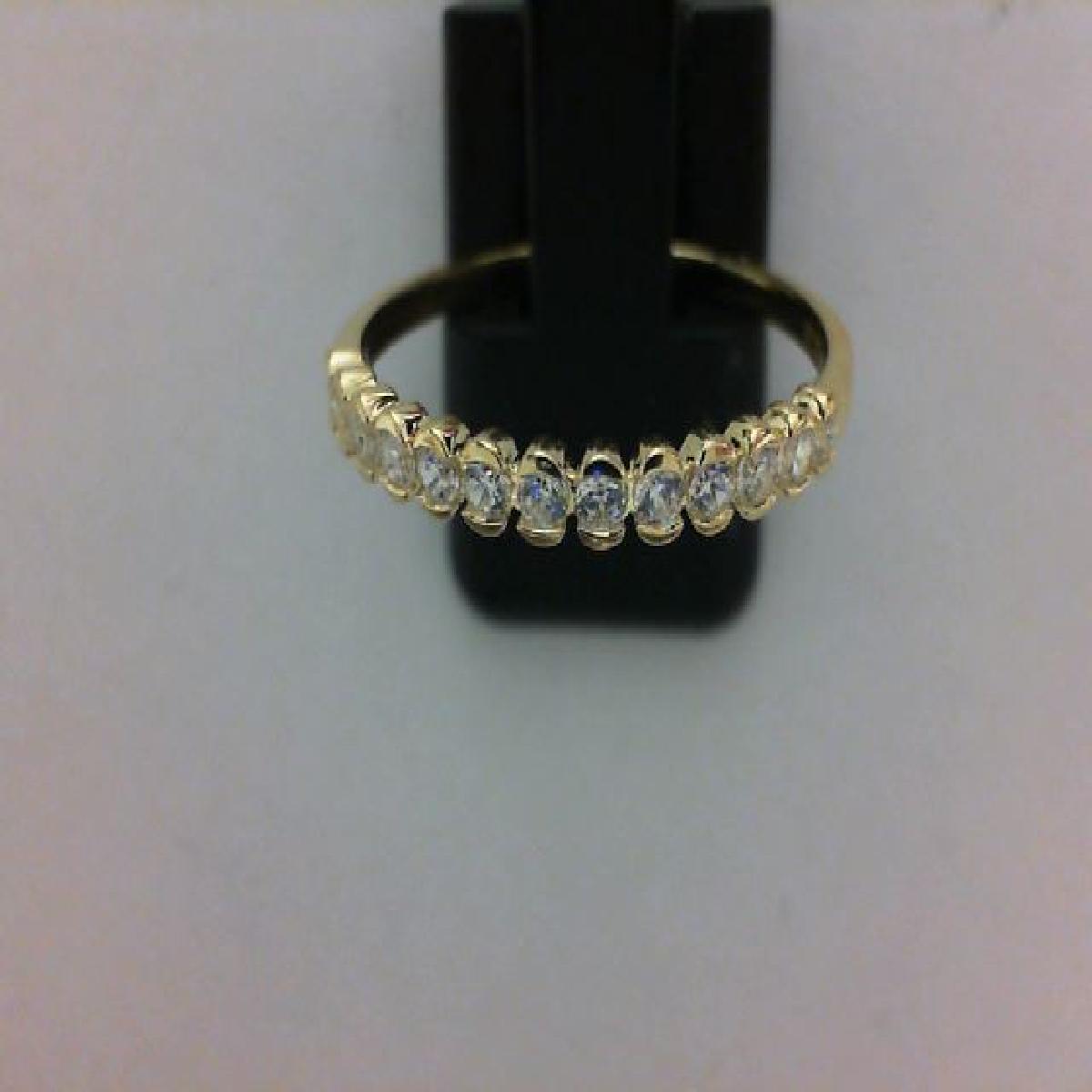 Alliances Demi-Tour Pierres – Or 18 Carats