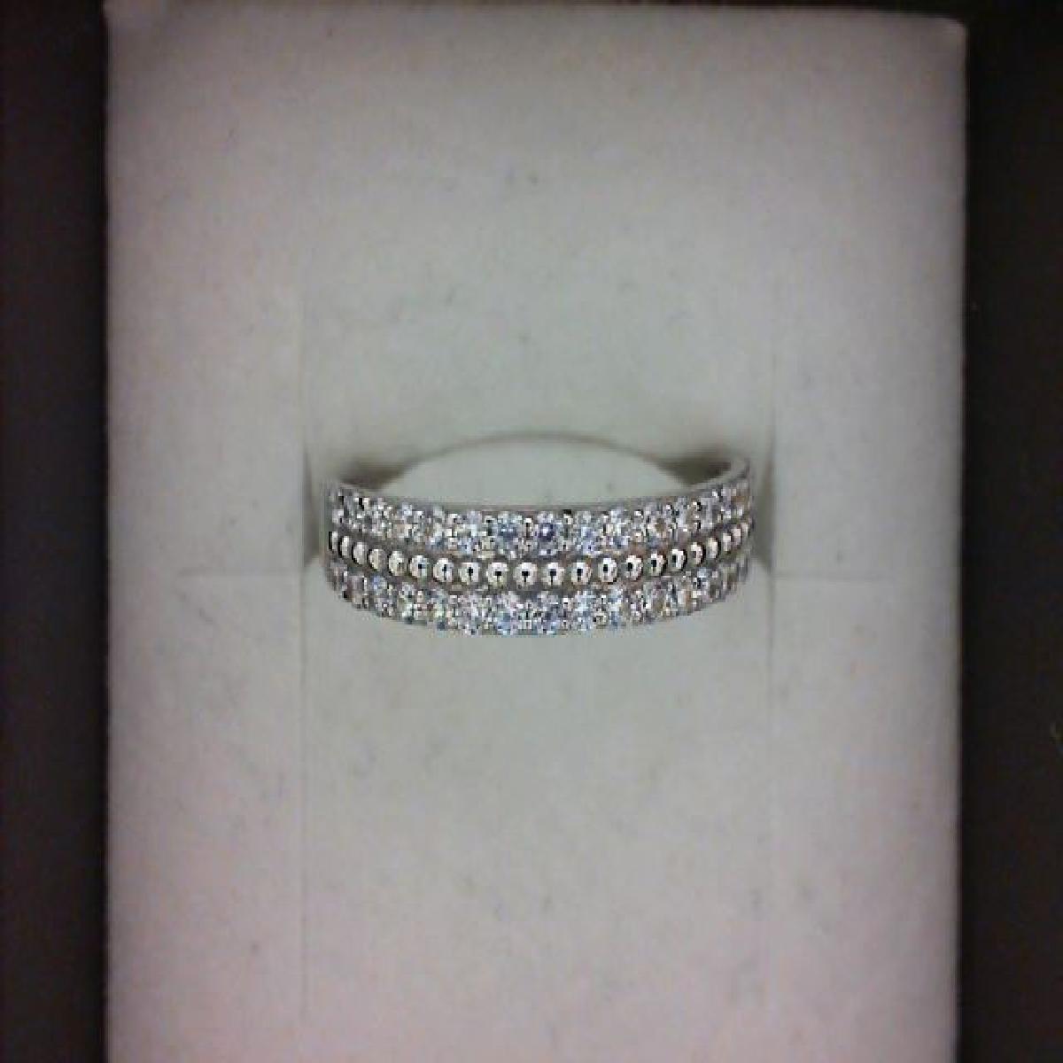 Bracelet À Maillons Fins Compositions Pierres Blanches AU750 Zirconium Modèle Version