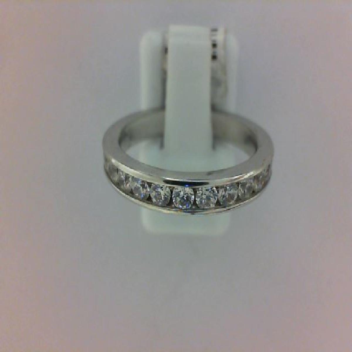 Alliances Tour Complet Pavé Diamant Double Sertissage Et Finition Satinée – Or Jaune 18 Carats