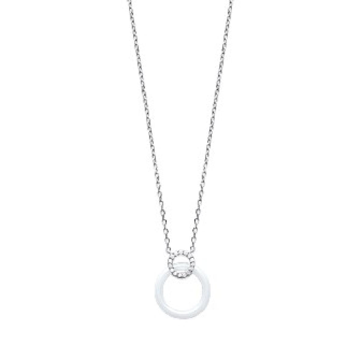 Collier Pendentif Cœur Gravé et Initiales ALOÏZE Longueur Réglable – Or 18 carats