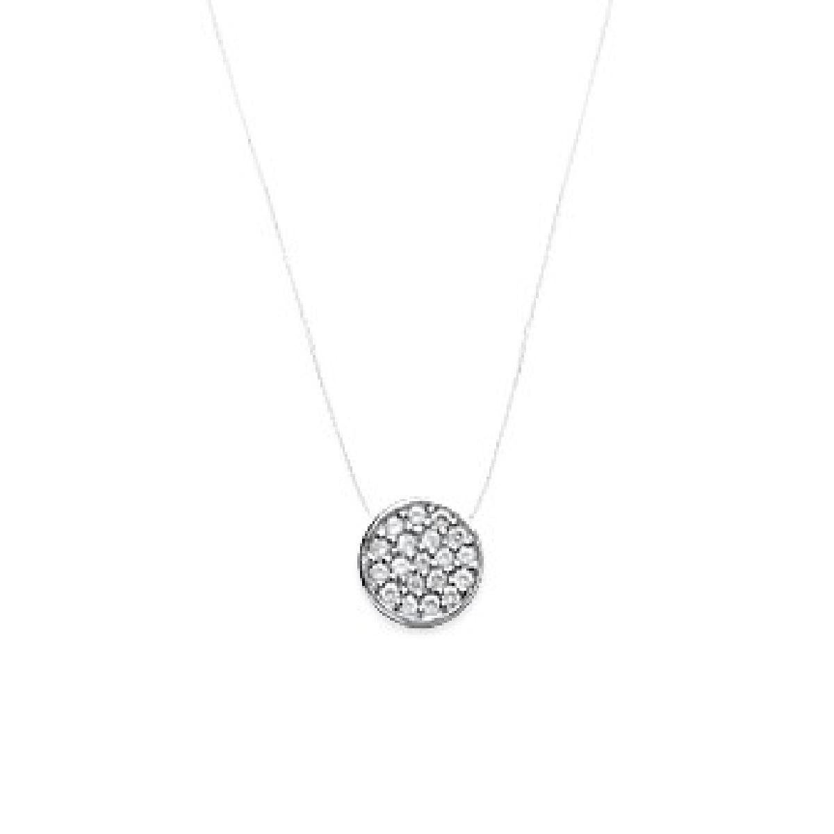 Collier AG925 Argent Longueur Réglable Avec Fermoir Mousqueton Classique Chaîne Fine