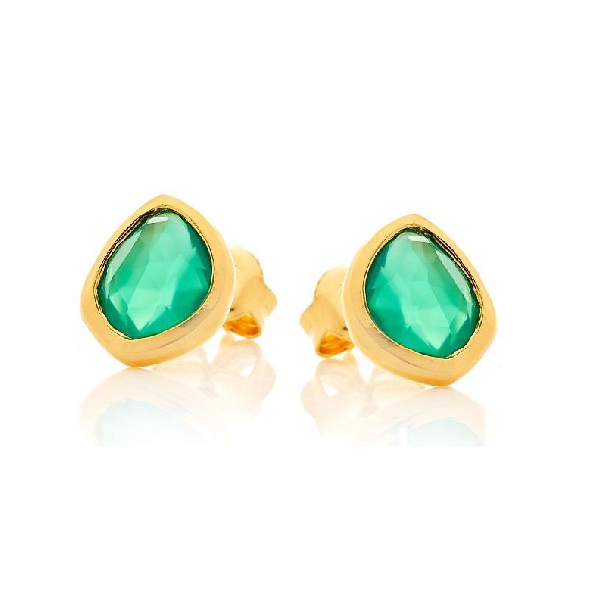 Boutons de Manchette Onyx – Argent 925 Serti Simple et Pierres de Couleur Naturelles
