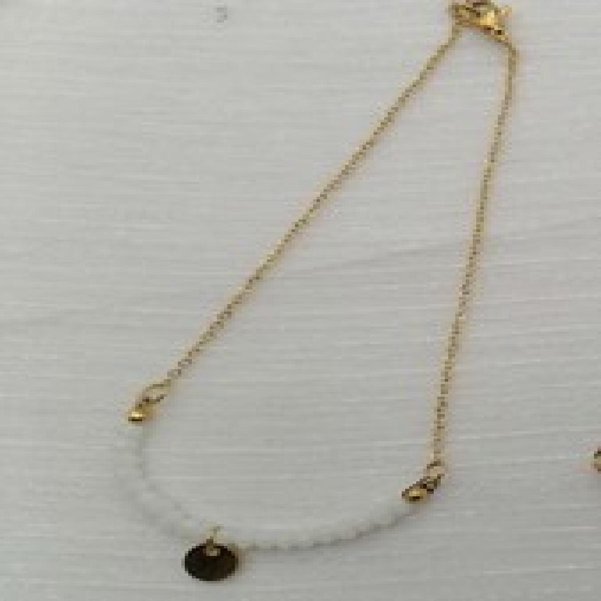 Chaîne de cheville ALOÏZE Modèle Épure Élégante Finition Satinée Durable et Polyvalente – Acier