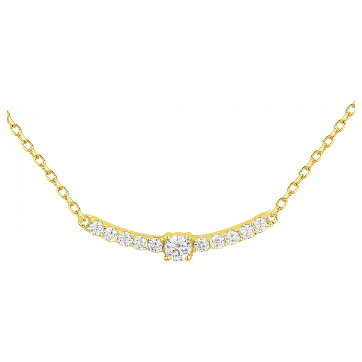 Collier Simple P. Blanches Edition Originale Longueur 40 Cm Chaine Fine – Zirconium
