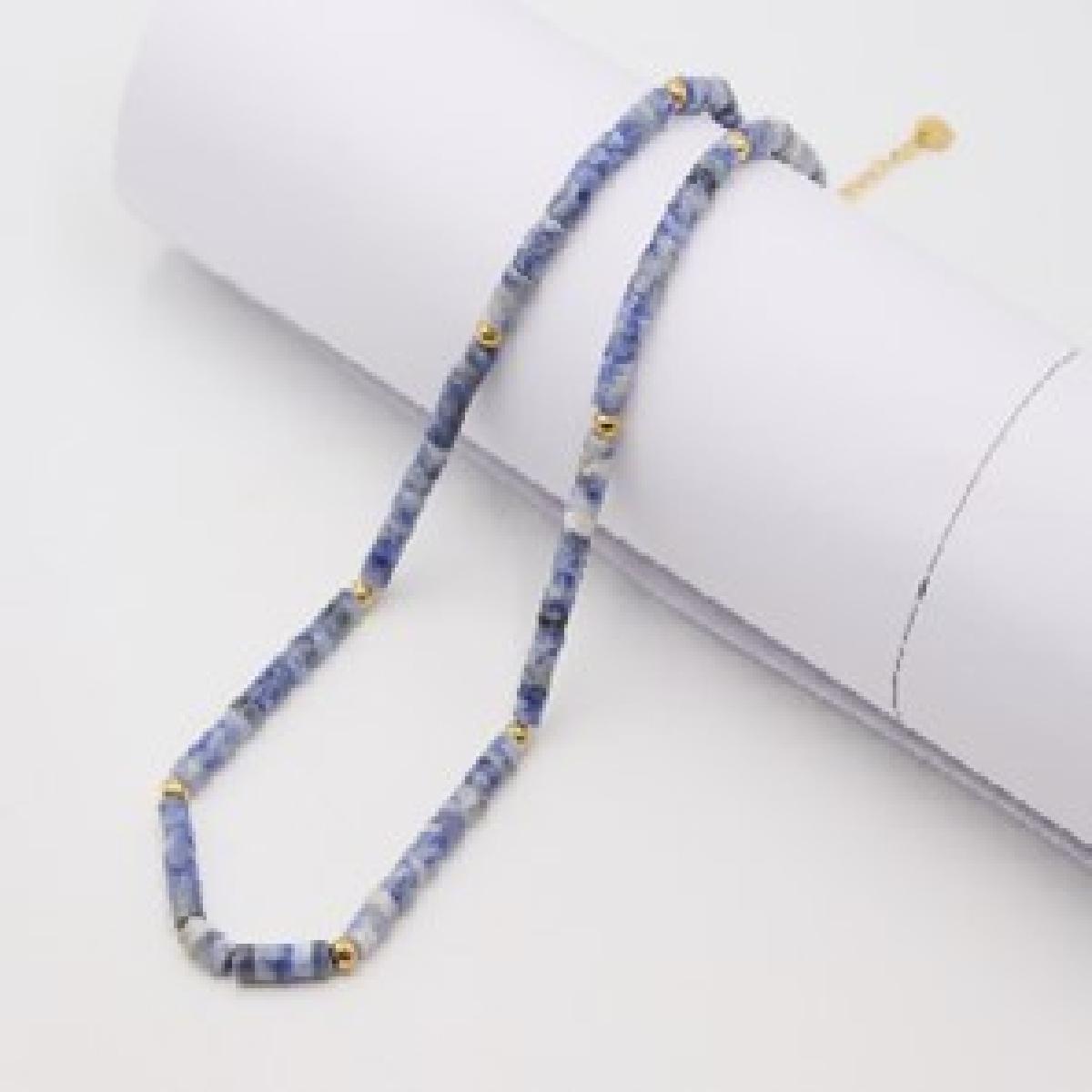 Collier Simple, Chaîne Fine et Discrète, Longueur Standard +P. Couleur – Acier Inoxydable