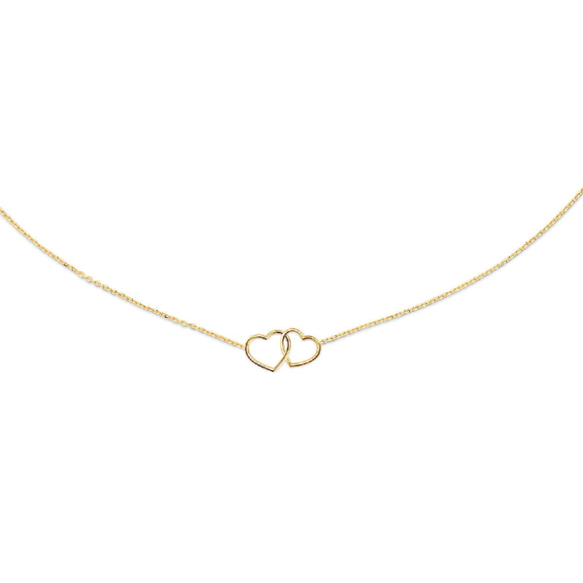 Collier Simple Tout Or Aloïze Collection Classique Pour Femme – Or Jaune 18 Carats