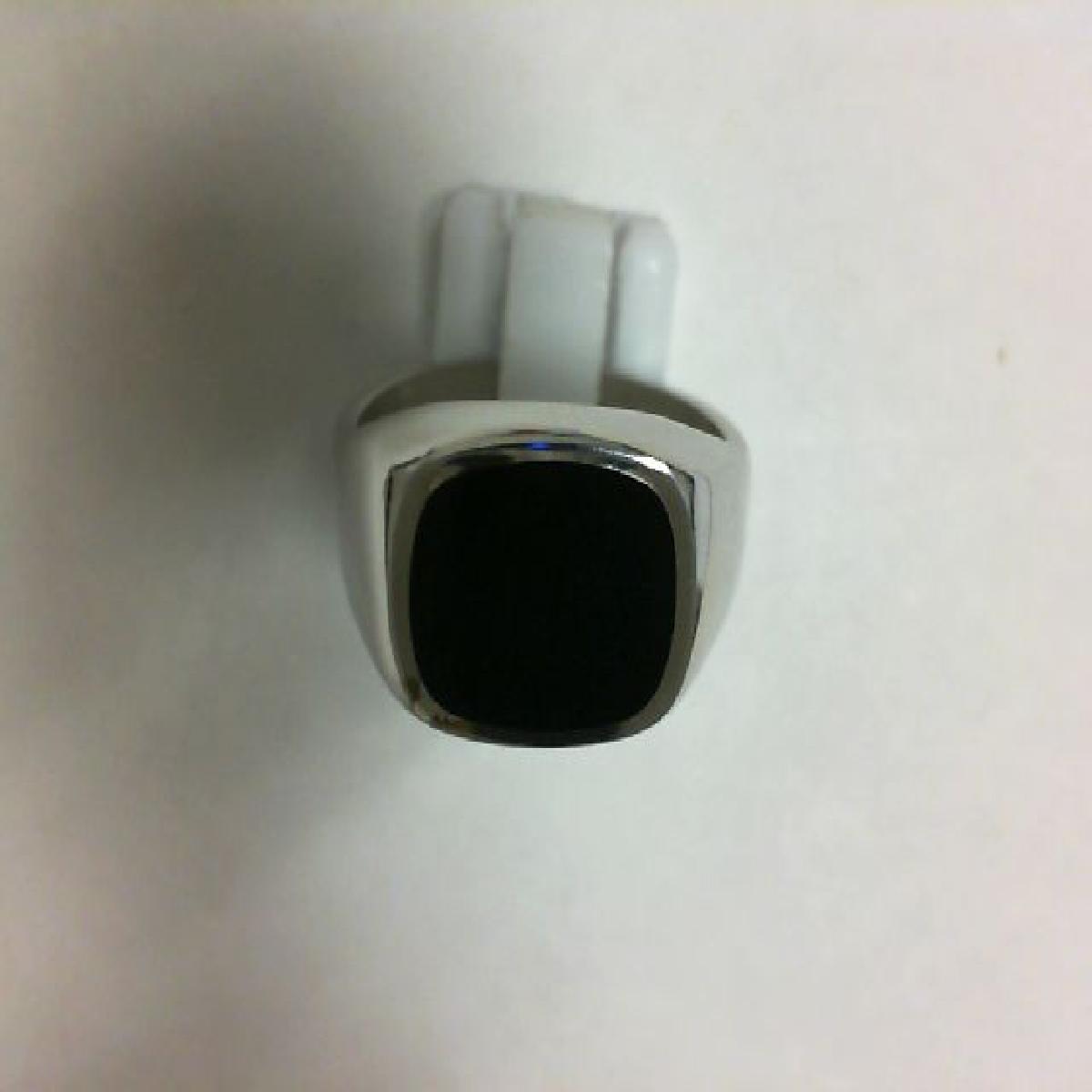 Bagues AG925 Onyx Noir Facetté Calibré 6 Mm Pierre Naturelle Sertissage Classique