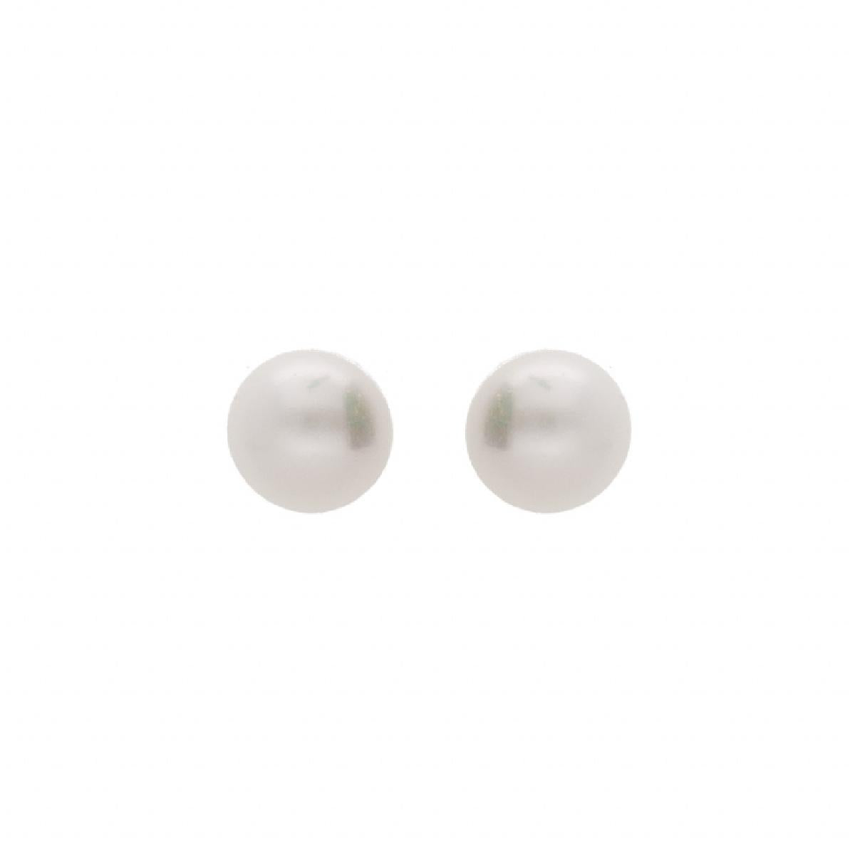 Boutons D'Oreilles Pierres Blanches – Modèle ALOÏZE, Monture Argentée, Fermeture Par Clou