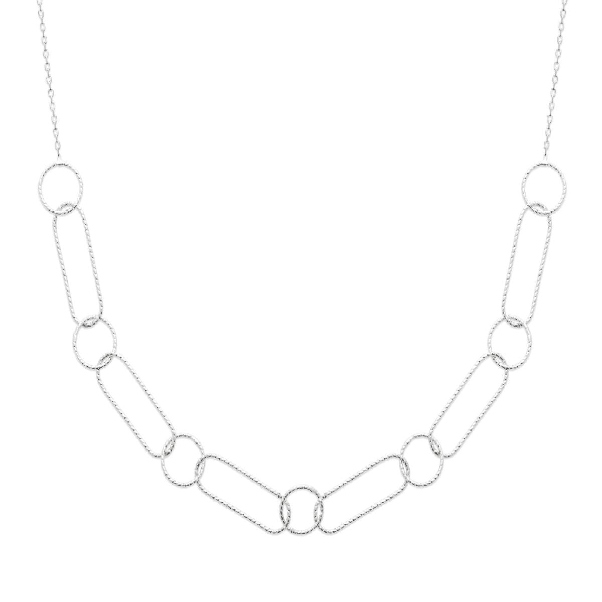 Collier ALOÏZE AG925 – Argent Rhodié 925/1000 Longueur 45 cm Poids approximatif de 4,75 g