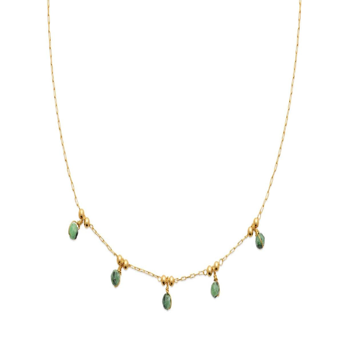 Collier Simple Couleur Modèle P Multicolore Version Palette Argent 925 Collection Bijouterie