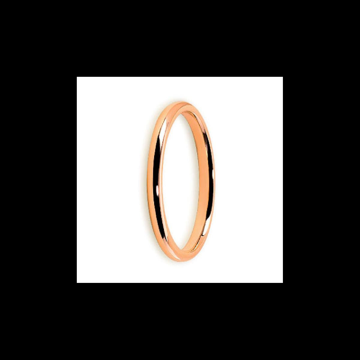 Alliances Lisses Pour Alliance Matrimoniale Destinée Au Couple Moderne AU750 – Or 18 Carats