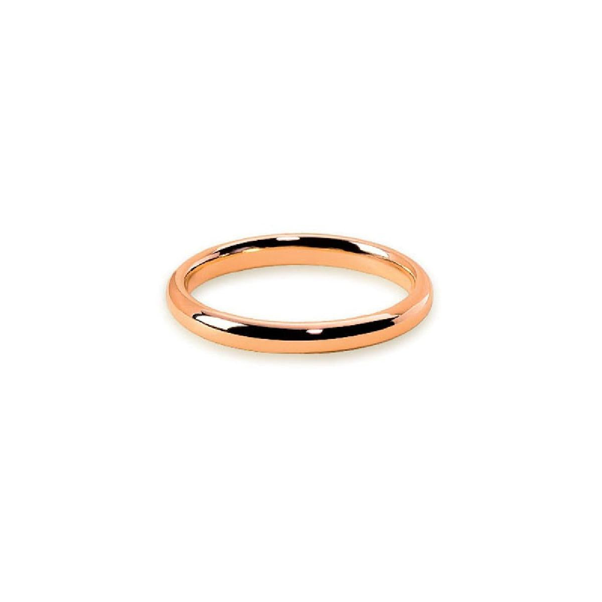 Alliances lisses pour mariage, référence AU750, collection ALOÏZE – Or 18 Carats