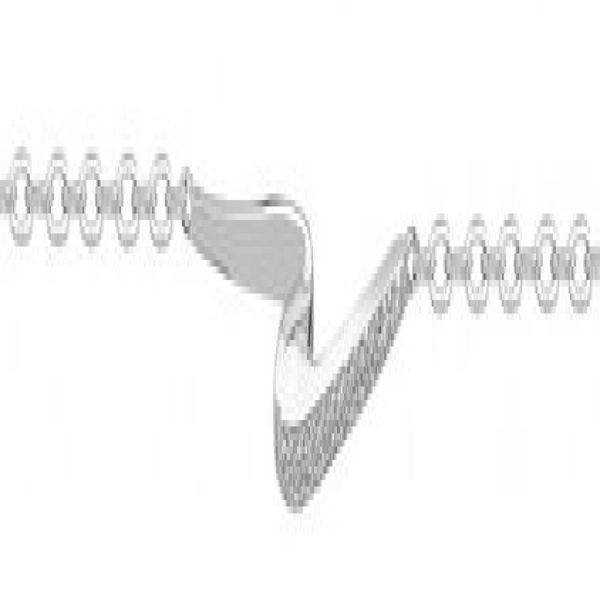 Bracelet Simple P. Blanches Gravé Détails Collection Atelier 2026 Argent 925 Zirconium